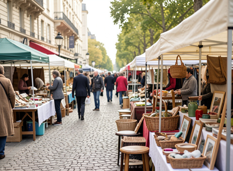 Salons et brocantes parisiennes