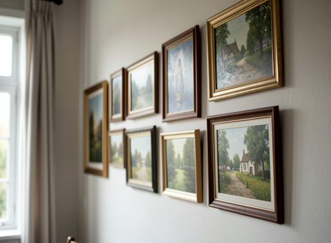 Choisir et accrocher tableaux